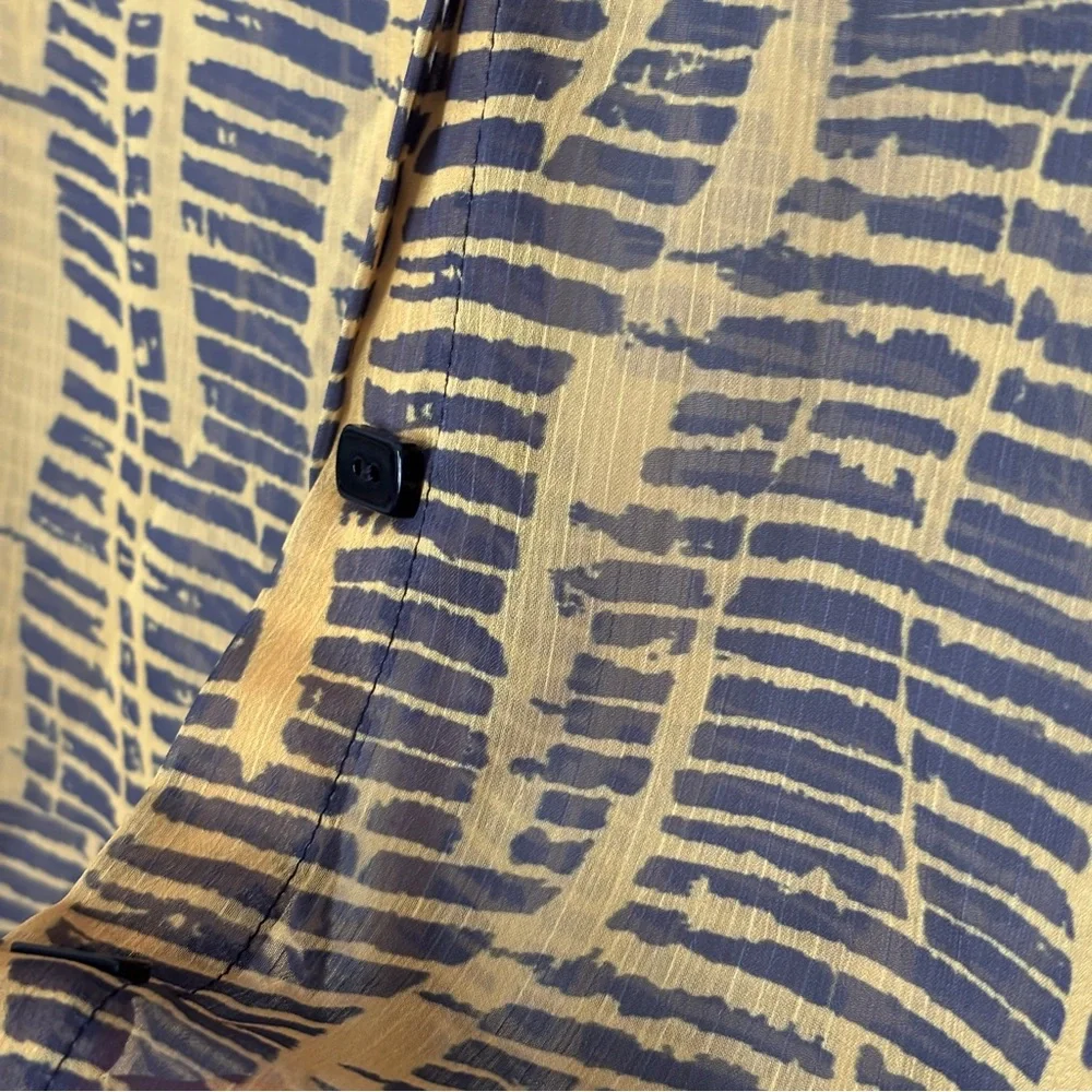 IC by Connie K Black and Gold sheer Blouse - Picture 5 of 7